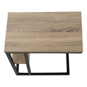 Accent Table, C - Shaped, Marble Look Contemporary & Modern Convenient Design - R&R Furniture Gallery (Fountain Valley, CA)