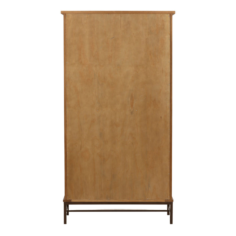 Royden - Cabinet - Dark Brown And Bronze