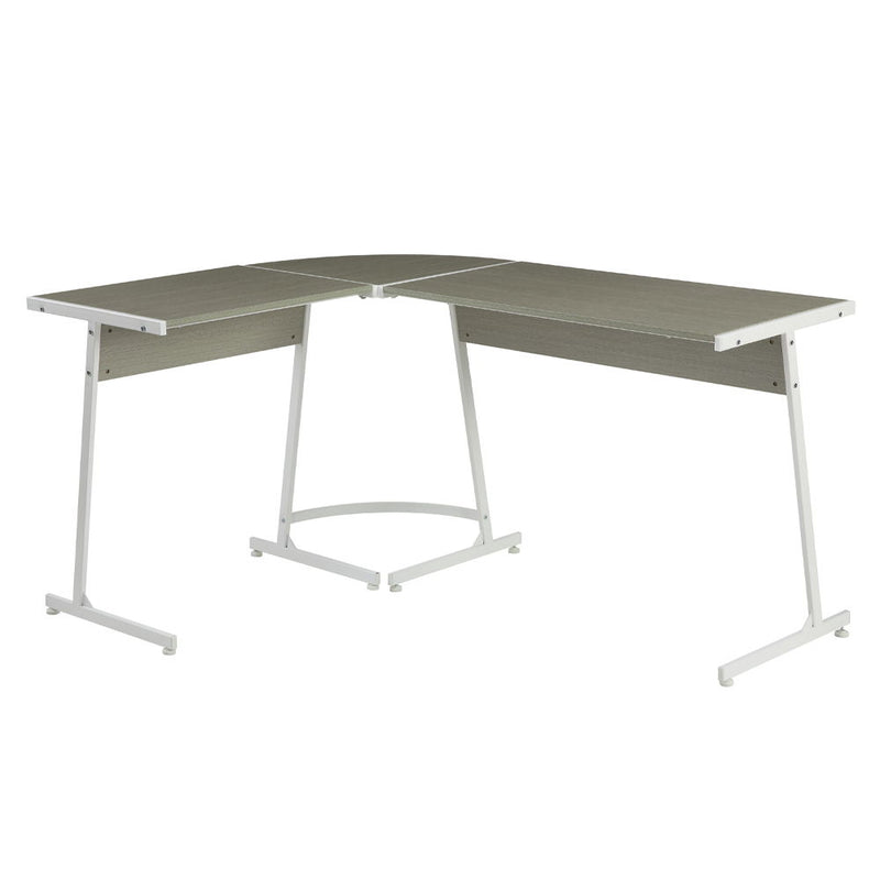 Carver - Computer Desk - Gray & White - R&R Furniture Gallery (Fountain Valley, CA)