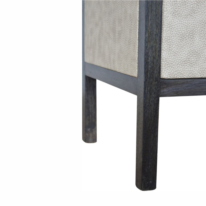 Nightstand, 3 Drawer - Black - R&R Furniture Gallery (Fountain Valley, CA)