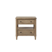 Open Nightstand With 2 Drawers - R&R Furniture Gallery (Fountain Valley, CA)