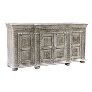 Arish - 4 Door Breakfront Cabinet - Heritage Cream