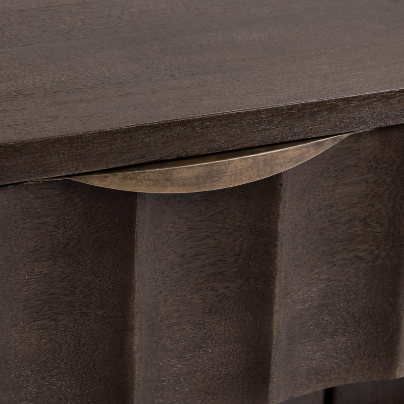 Baylee - 1 Drawer Nightstand - Cocoa Brown - R&R Furniture Gallery (Fountain Valley, CA)