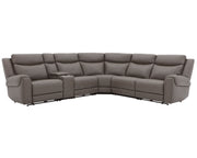 Momentum - Modular Power Reclining Sectional With Power Adjustable Headrests - R&R Furniture Gallery (Fountain Valley, CA)