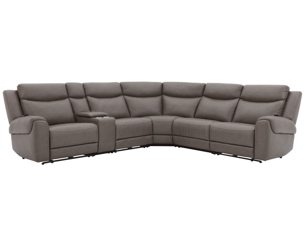 Momentum - Modular Power Reclining Sectional With Power Adjustable Headrests - R&R Furniture Gallery (Fountain Valley, CA)