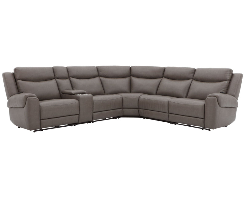Momentum - Modular Power Reclining Sectional With Power Adjustable Headrests - R&R Furniture Gallery (Fountain Valley, CA)