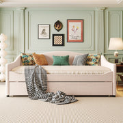 Upholstered Daybed With Light And Trundle - R&R Furniture Gallery (Fountain Valley, CA)
