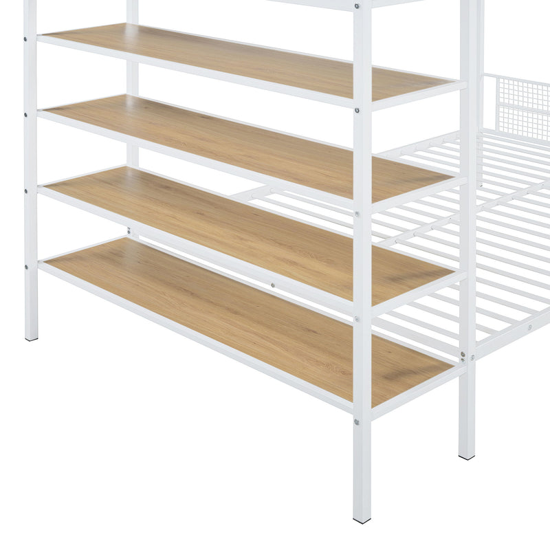 Bunk Bed With 5 Tier Shelves - R&R Furniture Gallery (Fountain Valley, CA)