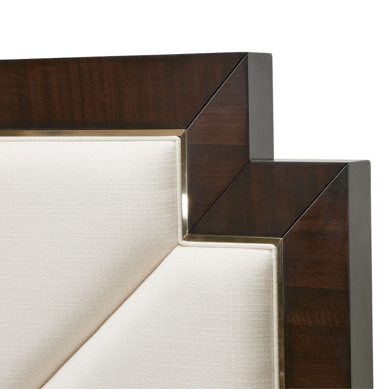 Belmont Place - Upholstered Bed - Espresso - R&R Furniture Gallery (Fountain Valley, CA)