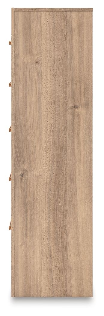 Kinlanni - Five Drawer Chest - Tan - R&R Furniture Gallery (Fountain Valley, CA)