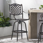 Cast Aluminum Bar Stool - Copper - R&R Furniture Gallery (Fountain Valley, CA)