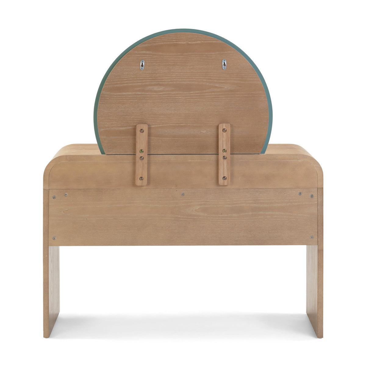 Moonrise - 2 Drawer Vanity Desk - Natural Ash - R&R Furniture Gallery (Fountain Valley, CA)