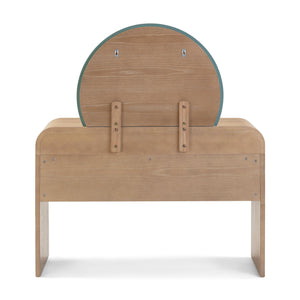Moonrise - 2 Drawer Vanity Desk - Natural Ash - R&R Furniture Gallery (Fountain Valley, CA)