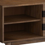 Clarkson - Low TV Stand - Rustic Natural Aged Brown - R&R Furniture Gallery (Fountain Valley, CA)