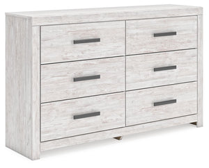 Cayboni - Six Drawer Dresser - Whitewash - R&R Furniture Gallery (Fountain Valley, CA)