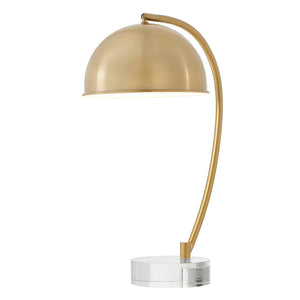 Romani - Brass Desk Lamp - Gold