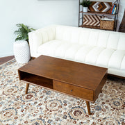 Caroline - Coffee Table - Walnut Brown - R&R Furniture Gallery (Fountain Valley, CA)