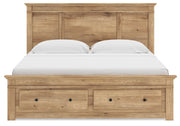 Makidern - Panel Storage Bed With Under Bed Storage Unit And Storage Footboard - R&R Furniture Gallery (Fountain Valley, CA)