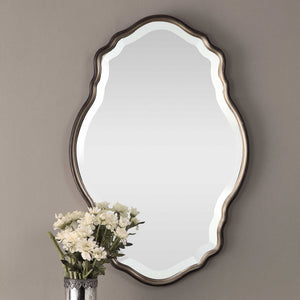 Mirror - Antiqued Silver Champagne