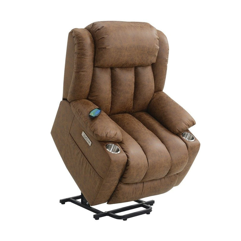 Omarion - Power Recliner With Lift & Heating & Massage - R&R Furniture Gallery (Fountain Valley, CA)