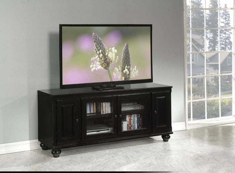 Ferla - TV Stand - Black - R&R Furniture Gallery (Fountain Valley, CA)