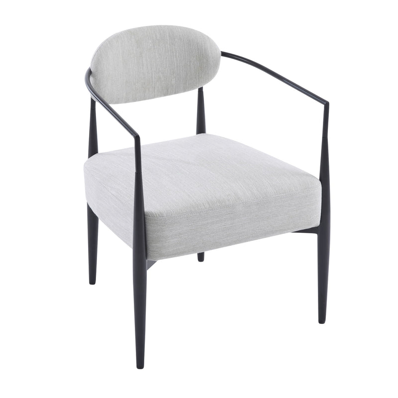 Modern Upholstered Accent Armchair With Pocket Spring Seat - R&R Furniture Gallery (Fountain Valley, CA)