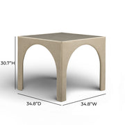TOV Furniture Tomlin gaming table with a sleek wooden surface, ideal for board games and casual gaming sessions.