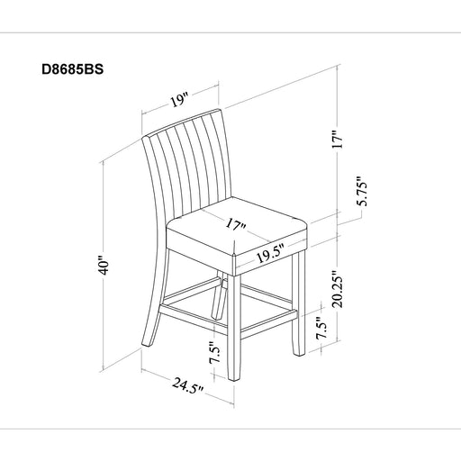 Vhong - Bar Stool - R&R Furniture Gallery (Fountain Valley, CA)