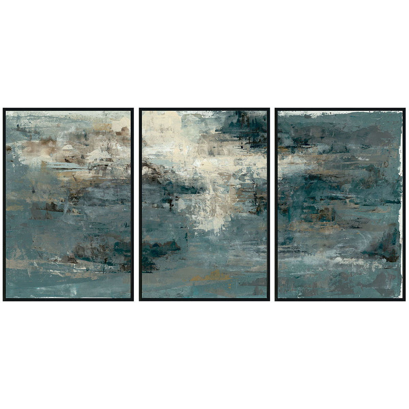 Bravo - 72" x 36" Painting By Buddy Whitlock (Set of 3) - Black - R&R Furniture Gallery (Fountain Valley, CA)