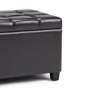 Sienna - Upholstered Storage Ottoman Bench - R&R Furniture Gallery (Fountain Valley, CA)