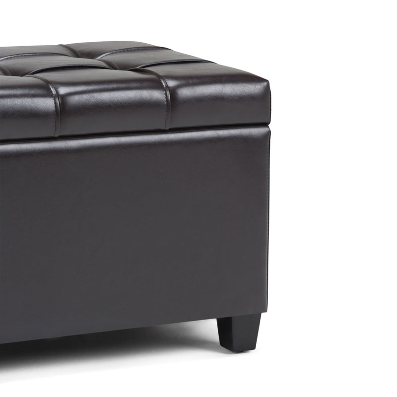 Sienna - Upholstered Storage Ottoman Bench - R&R Furniture Gallery (Fountain Valley, CA)