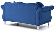 Stylish flared arm stationary loveseat by Glory Furniture with plush upholstery and contemporary design.