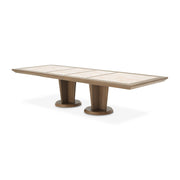 Portrait - Wide Rectangular Dining Table - Sienna Brown - R&R Furniture Gallery (Fountain Valley, CA)