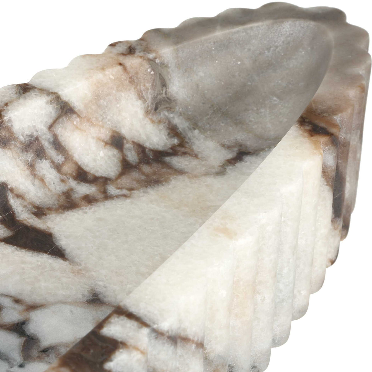 Stone Valley - Bowl - Brown / White