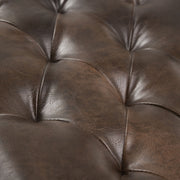 Henley - Tufted Ottoman Bench - Distressed Brown - R&R Furniture Gallery (Fountain Valley, CA)