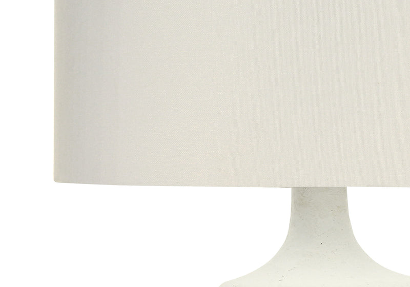 Lighting, Table Lamp, Resin, Contemporary - Cream - R&R Furniture Gallery (Fountain Valley, CA)