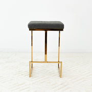 Joel - Mid Century Modern Luxury Upholstered Stool - R&R Furniture Gallery (Fountain Valley, CA)
