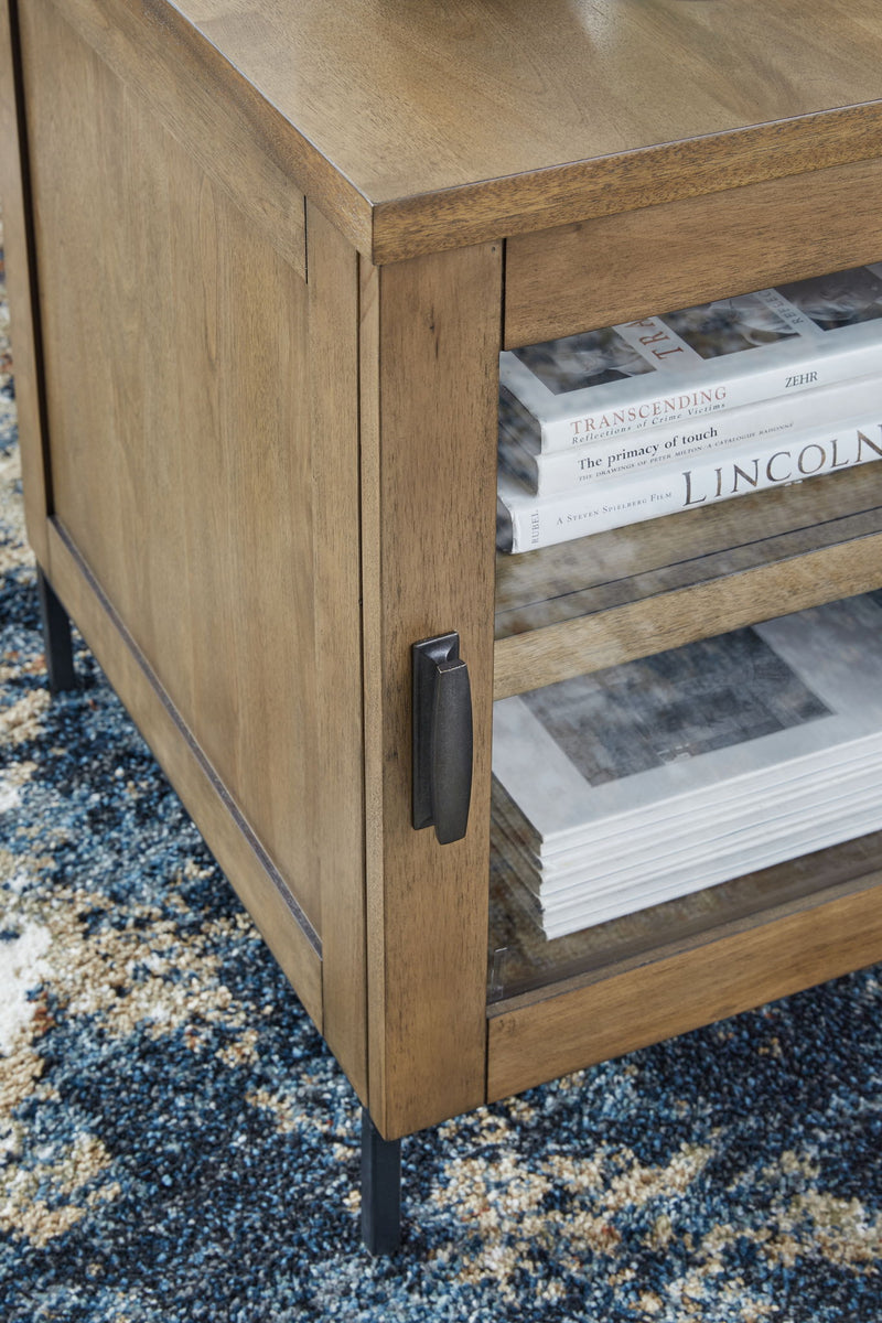 Torlanta - Chair Side End Table - Brown - R&R Furniture Gallery (Fountain Valley, CA)