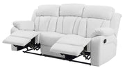 Elegant reclining sofa for leisure by Glory Furniture, showcasing plush cushions and a sleek design in a modern living room setting.
