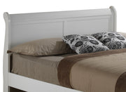 Elegant Glory Furniture trundle bed with a classic design, featuring a sturdy frame and a hidden pull-out bed for versatile sleeping options.