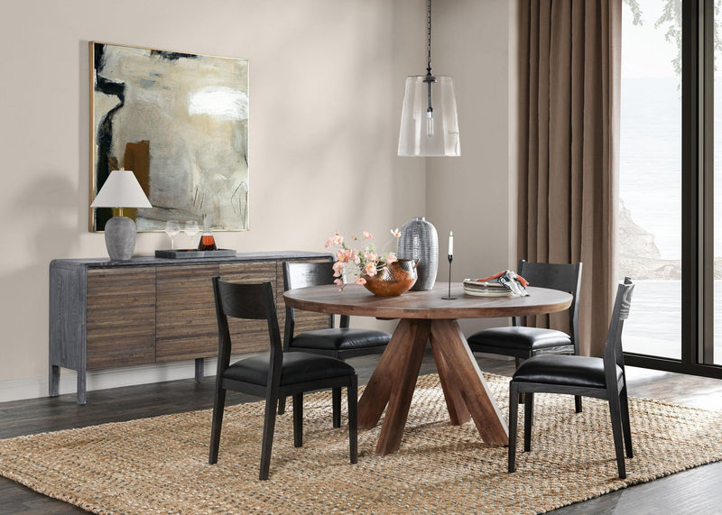 Rodrigo - Round Dining Table - Hickory Brown - R&R Furniture Gallery (Fountain Valley, CA)