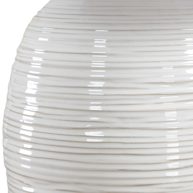Alkman - Table Lamp - White Glaze