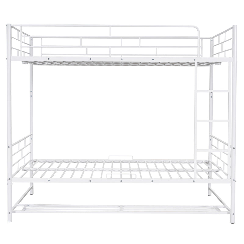 Metal Bunk Bed With Shelf And Guardrails - R&R Furniture Gallery (Fountain Valley, CA)