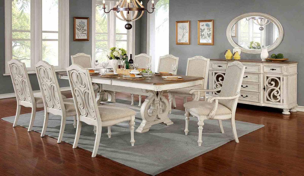 Arcadia - Dining Table, Antique White
