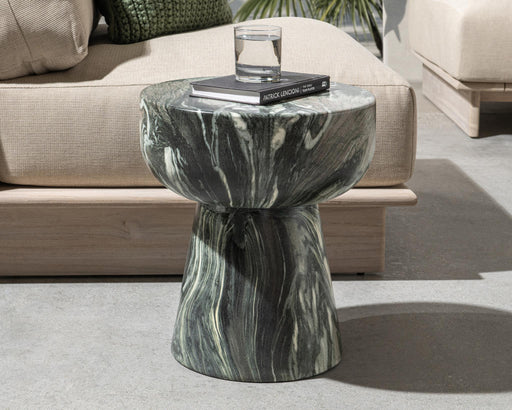 Merz - Outdoor Stool / Table - Green - R&R Furniture Gallery (Fountain Valley, CA)