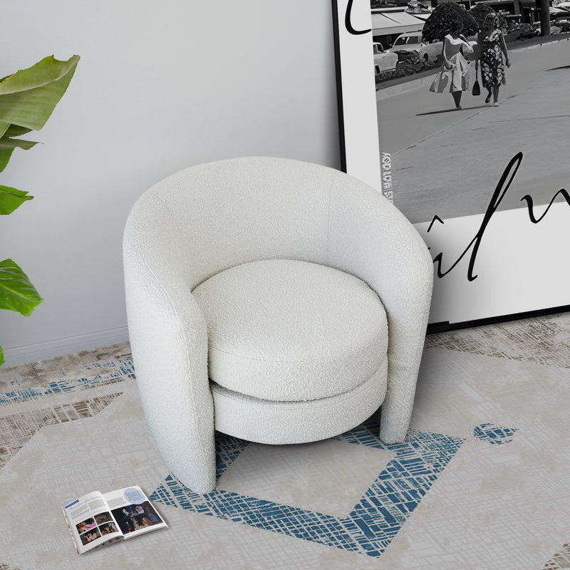 Avalon - Lounge Chair - White - R&R Furniture Gallery (Fountain Valley, CA)