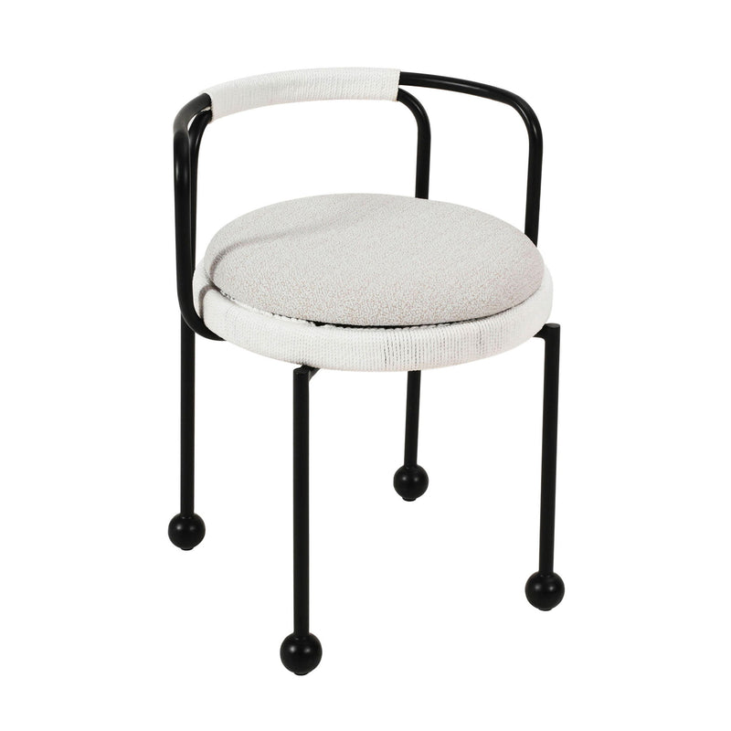 Pansy - Outdoor Dining Chair - Cream - R&R Furniture Gallery (Fountain Valley, CA)