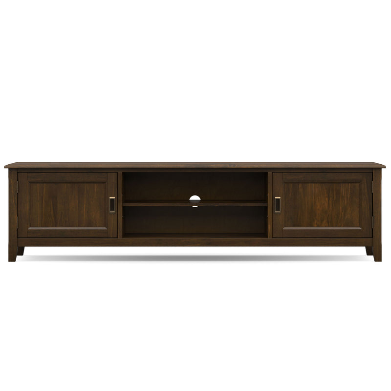 Burlington - Low TV Media Stand - Mahogany - R&R Furniture Gallery (Fountain Valley, CA)