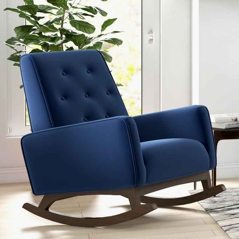 Demetrius - Solid Wood Rocking Chair - R&R Furniture Gallery (Fountain Valley, CA)