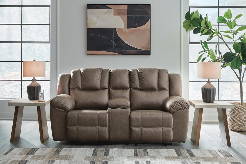 Lowilla - 2 Pc. - Reclining Sofa And Loveseat - Driftwood